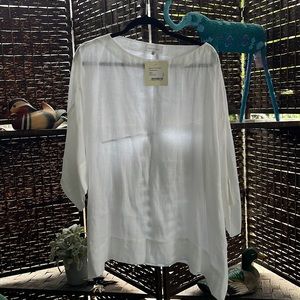 Scoop neck top Eskandar